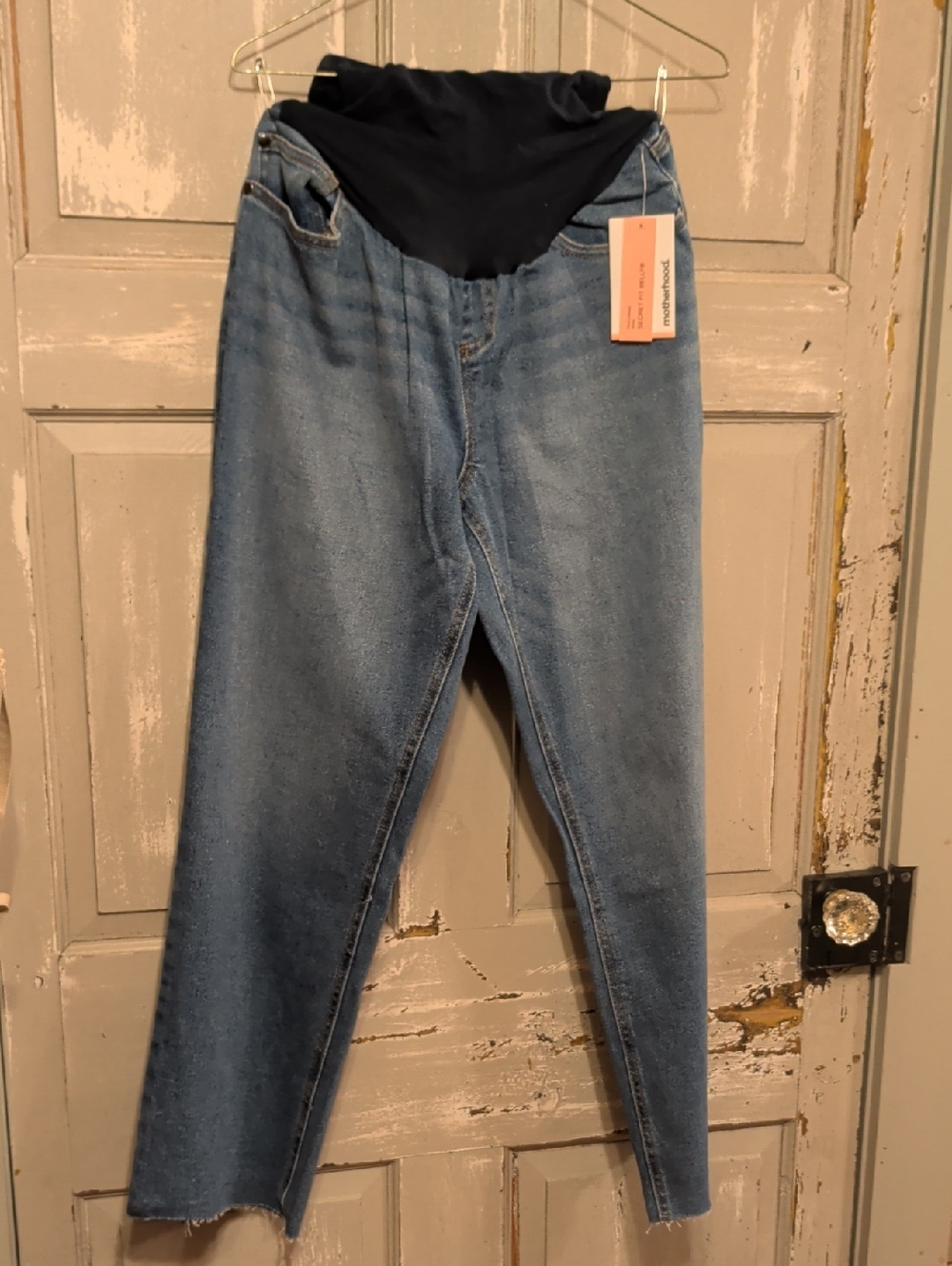 Motherhood Maternity Jeans w/ Secret Fit Belly In Medium Wash XL